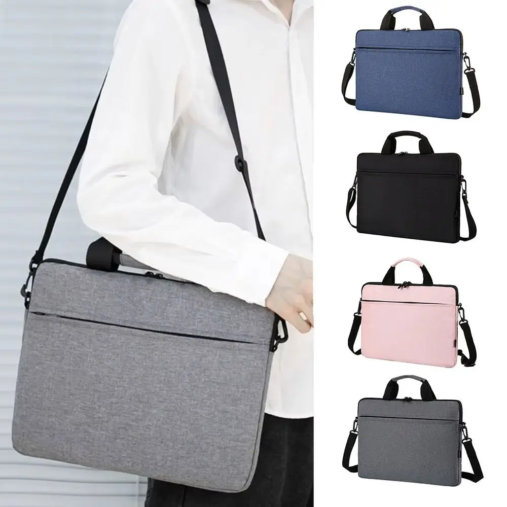 Pouch Oxford Cloth Crossbody Briefcases Thick Padded Waterproof Business Briefcases 15.6 inch Portable Laptop Handbag Office