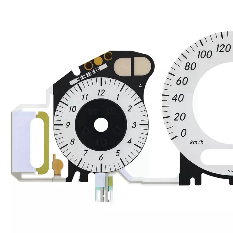 

260KM/H White Gauge Face With EL Cold Light Instrument Panel For Mercedes Benz W209, W211, C219