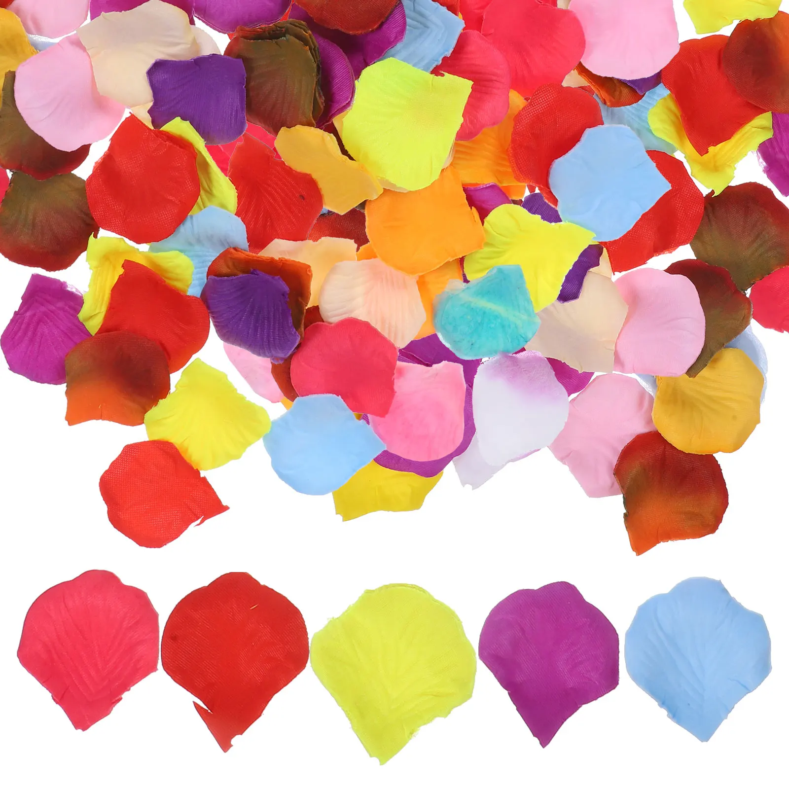 

10 Packs Artificial Rose Petals Wedding Flowers Decorations Decorate Valentine's Day Cloth