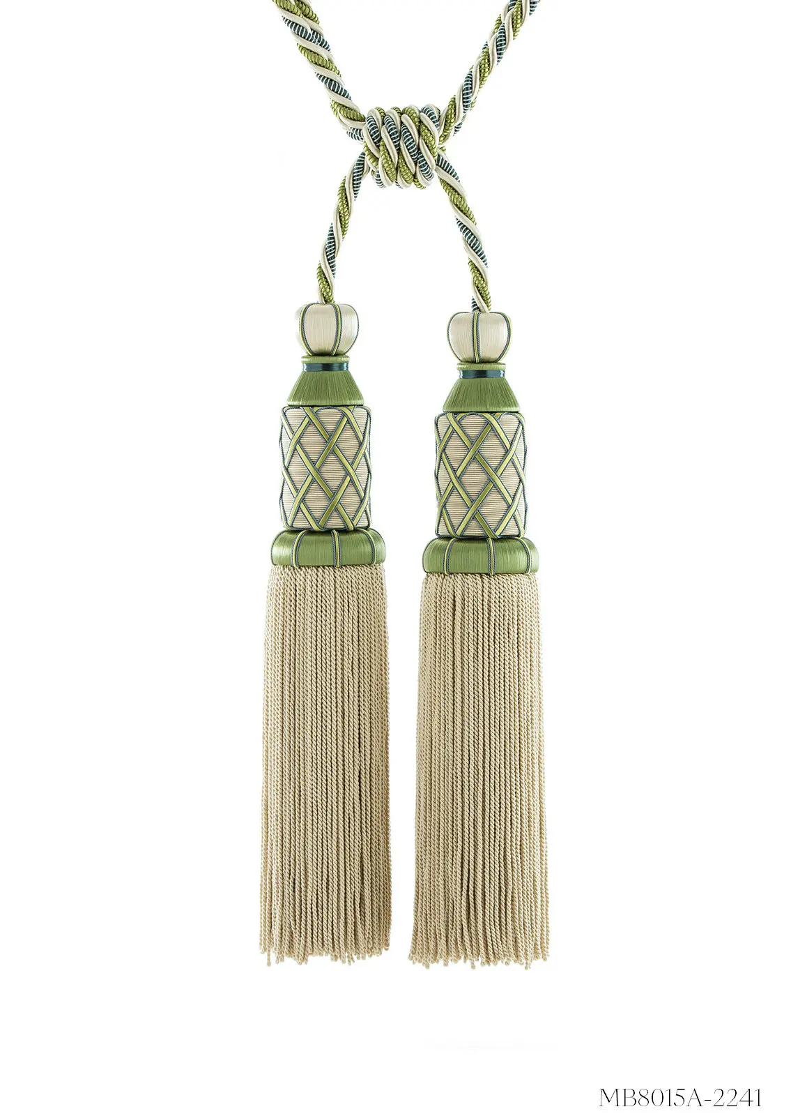Genuine Europe Peerless Cleopatra Light Luxury Curtains Big Hanging Ball Straps Boutique Long Tassel Hanging Sui Villa Mansion