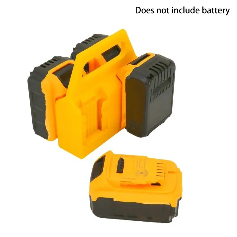 Ручной подвесной держатель для установки в стойку для Dewalt 18 В 20 В DCB203 DCB205, портативный литий-ионный аккумулятор с 4 слотами, фиксированный кронштейн для хранения