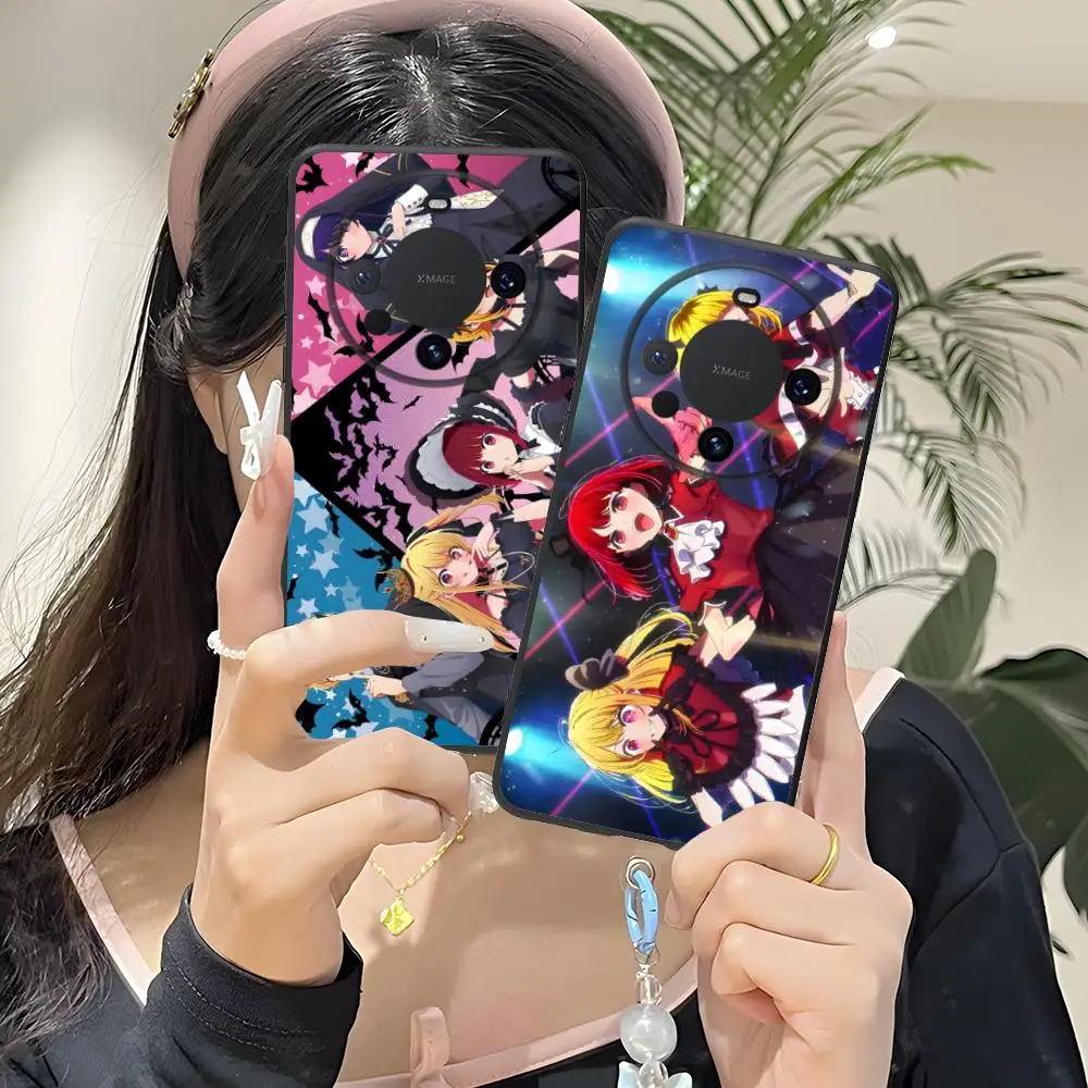 Oshi no ko B-Komachi Phone Case for Huawei Mate 60 50 40 30 20 10 Pro Plus Lite E 5G Colour Protective Smartphone Cover Luxury