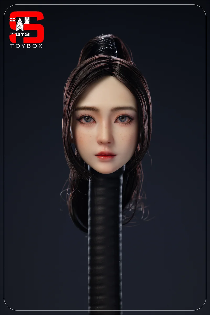 1/6 skala Xiaoru ruchome oczy głowa rzeźba Model ciężki/lekkie makijaż Fit 12 ''figurka żołnierza lalki ciała