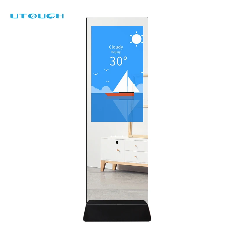 Factory Price Interactive Smart AI Fitness Mirrors For Exercise Workout And Advertising Equipment 32 Inch Android Touch Screen