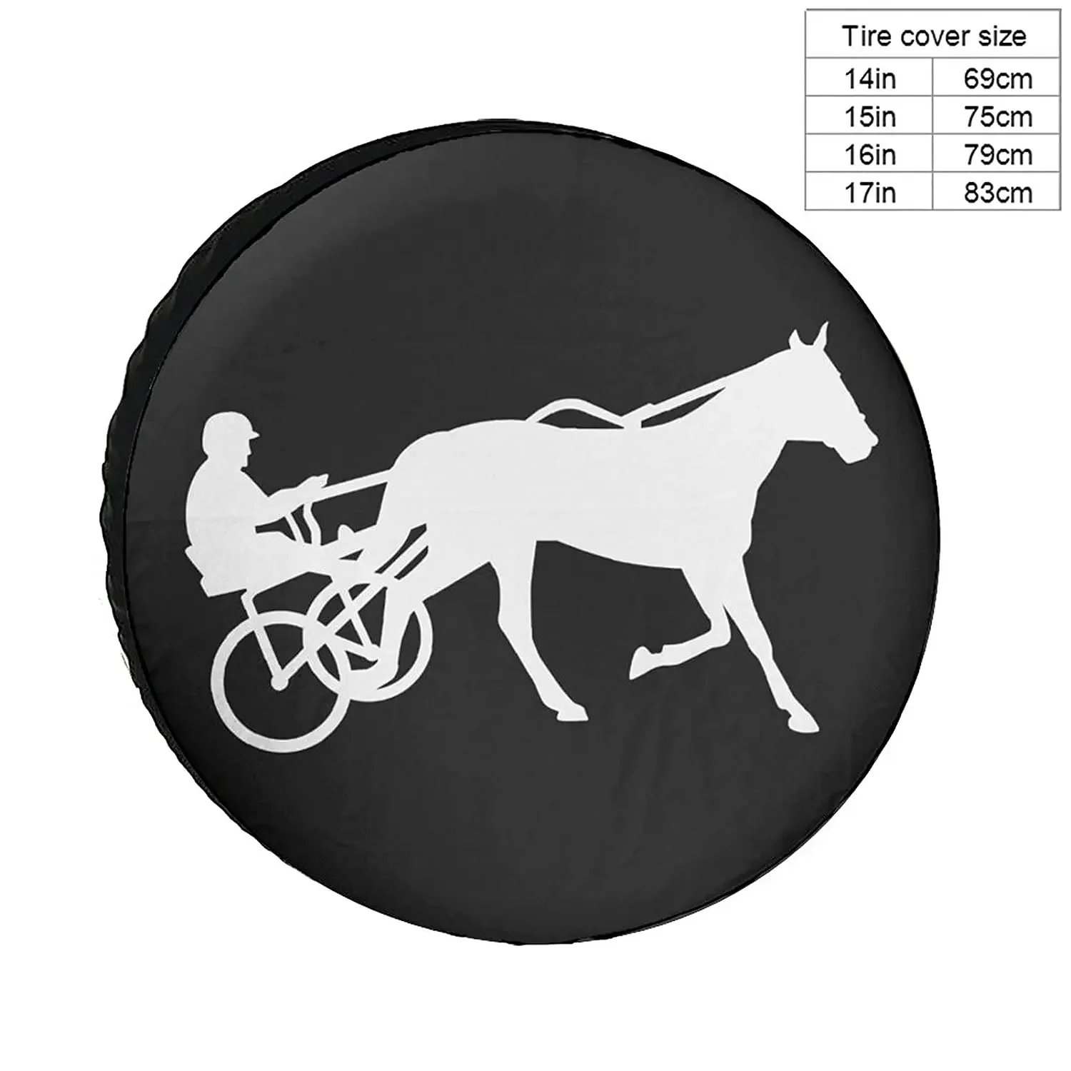 Harness Racing Horse Racing Universe Exploration Tire Covers Wheel Cover Protectors Weatherproof UV Protection Spare