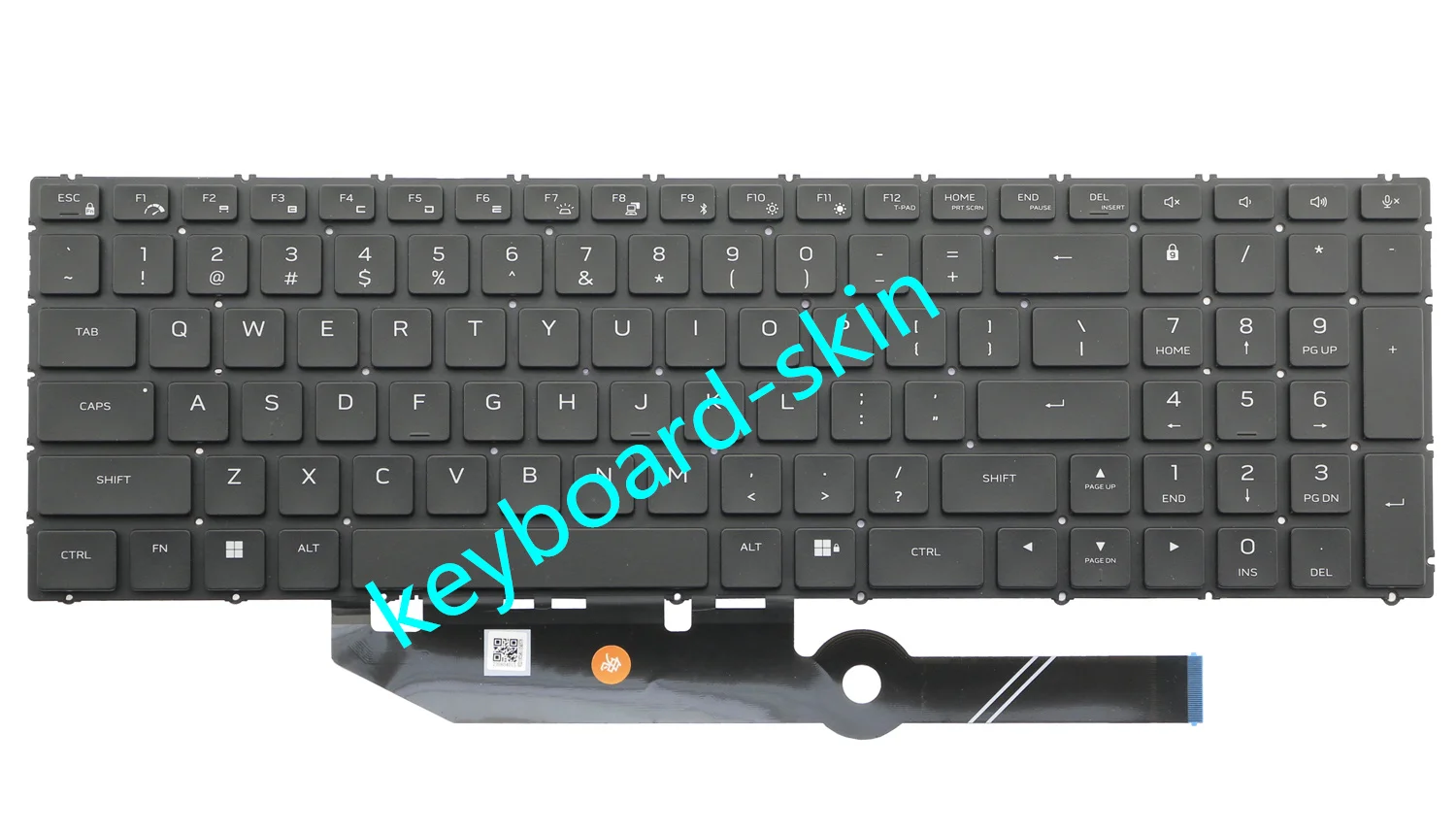 (Version 1) New Backlit US without-Palmrest Keyboard For Dell Alienware M18 R1 M18 R2 P51E P51E001 laptop