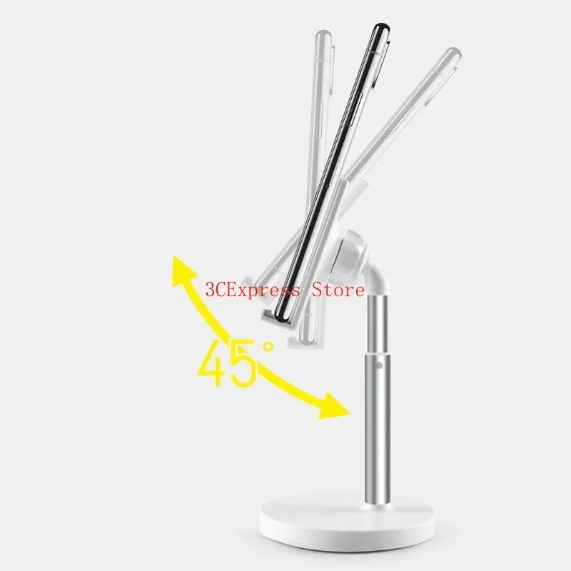 حامل هاتف سطح المكتب 360 ° دوران متين لمكافحة سطح المكتب كولد.