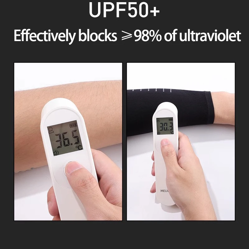 Mangas de brazo de protección solar de verano para hombres ciclismo seda de hielo deportes al aire libre Fitness elástico conducción pesca cubiertas de brazo transpirables
