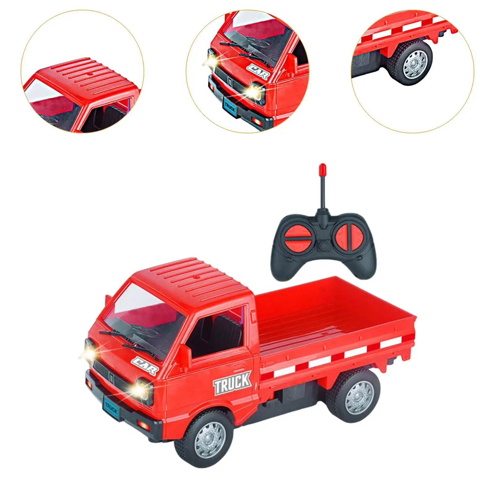 Remote Control Car Toy 1 16 Scale Light Cargo RC Drift Truck Pickup Model RC Vehicle for Boys Hobby Grade Play