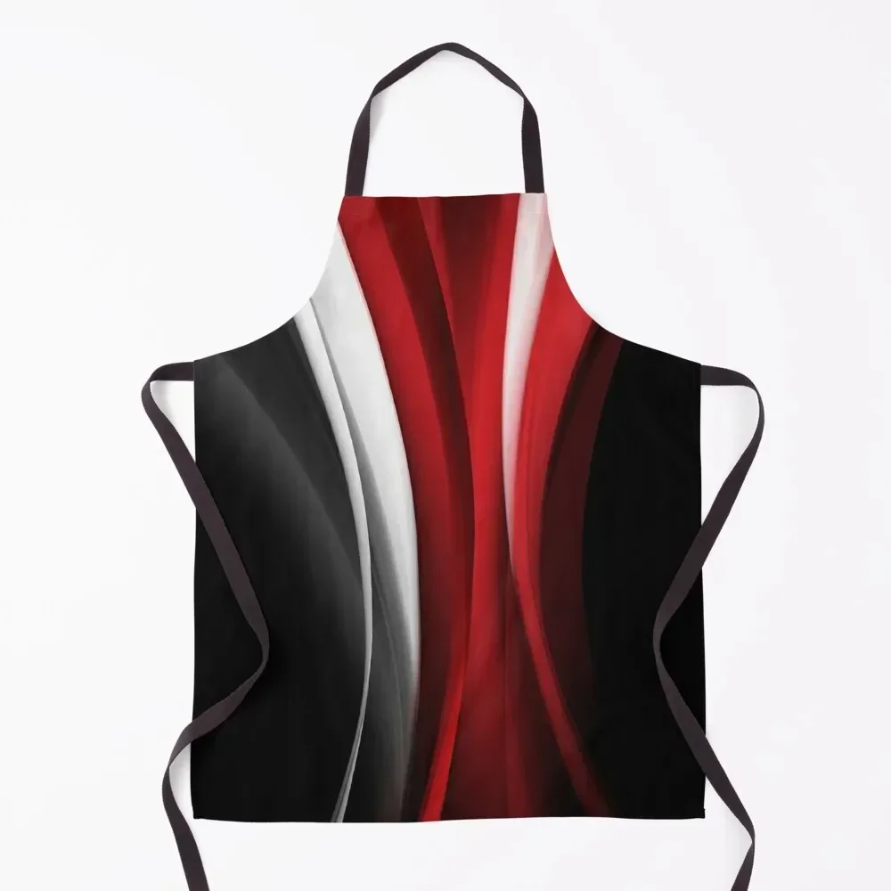 

Red And White Apron kindergarten teacher women's work Apron