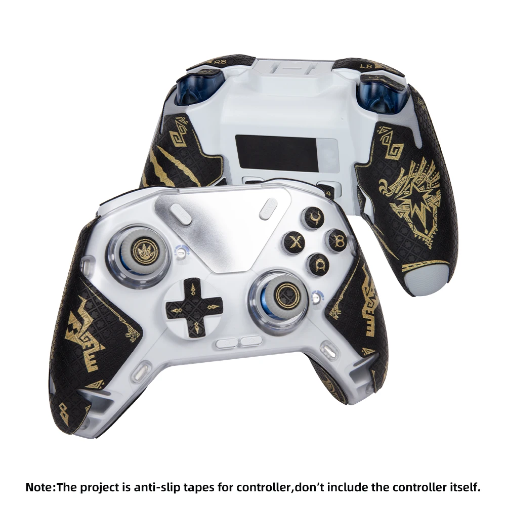 

FINALORD Controller Performance Grip Tape Compatible With Flydigi APEX 4 Wireless Gaming Handle,Buttons,Non-Slip Tape(Gold)