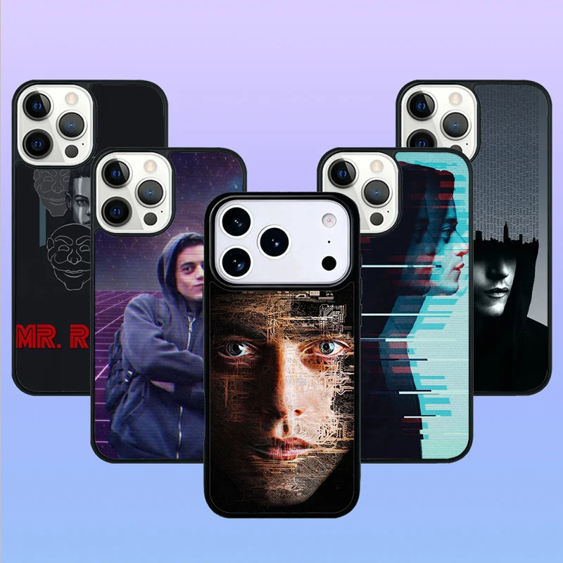 Mr Robot Fsociety Phone Case For iPhone 17 16 15 14 13 12 Plus 11 Pro Max Funda Shockproof Cover