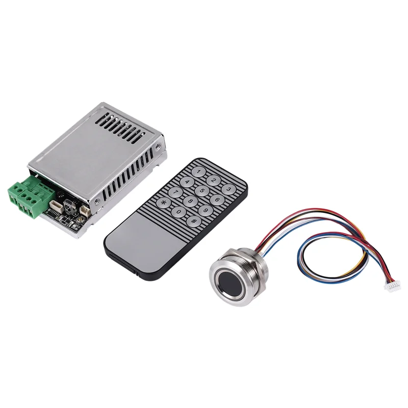 

A93P K216 Fingerprint Control Board+R503 Fingerprint Module Two-Color Ring Indicator Light Access Control