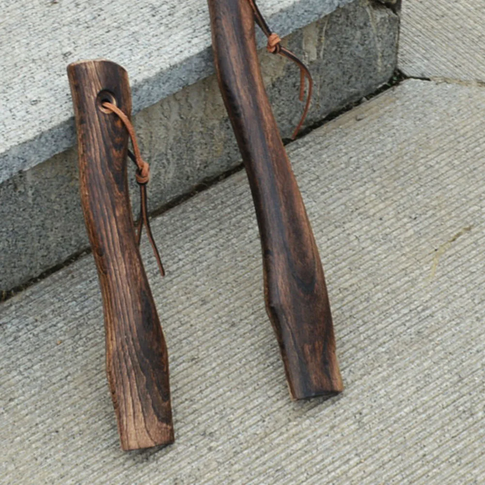 Sturdy Solid Wood Short Axe Handle Replacement For Garden Tools And Outdoor Use Handmade Solid Wood Axe Handle Parts