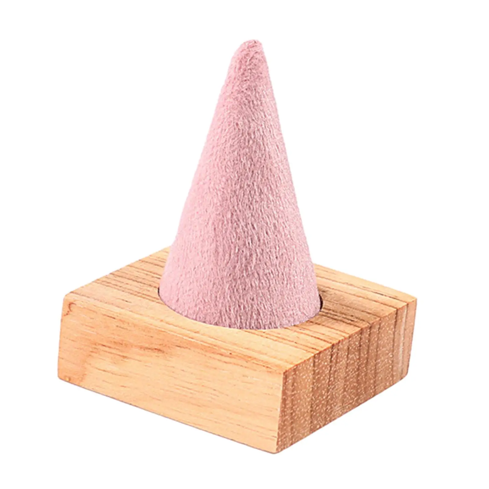 Cone Shape Rings Display Holder Rings Stand for Craft Fairs Engagement Home