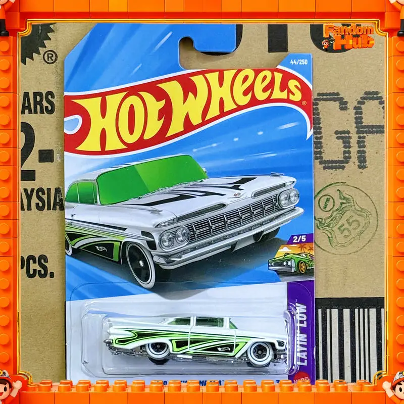 

2026G Genuine Hot Wheels 2026 Mainline '59 Chevy Impala 1:64 Scale Die-Cast Collectible Car Model Toy Gift