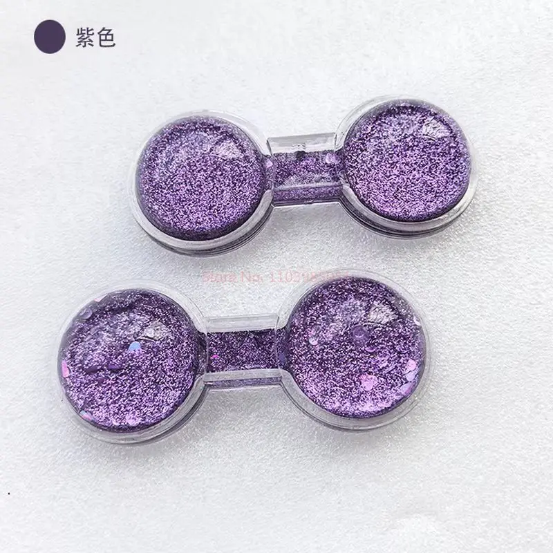 Kawaii Baby Three 400% Series and Lila 600% Series Replaceable Diy Flowing Sand Eyes Multi-Color Eyes Doll Accessories