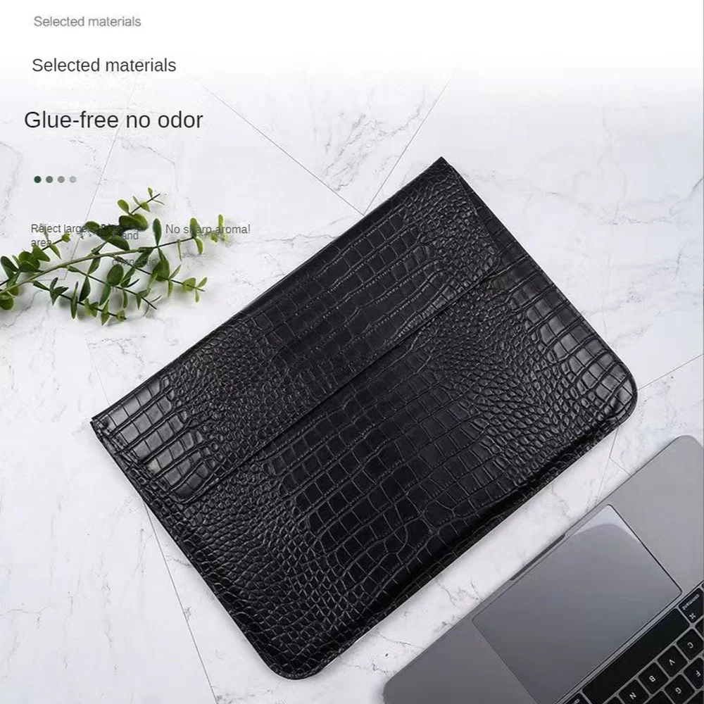 Laptop Sleeve for Macbook Air 13 Case 11 13 15 Pro 13.3 15.4 Retina Unisex Sleeve Envelope Fundas PU Leather Laptop Sleeve Pouch