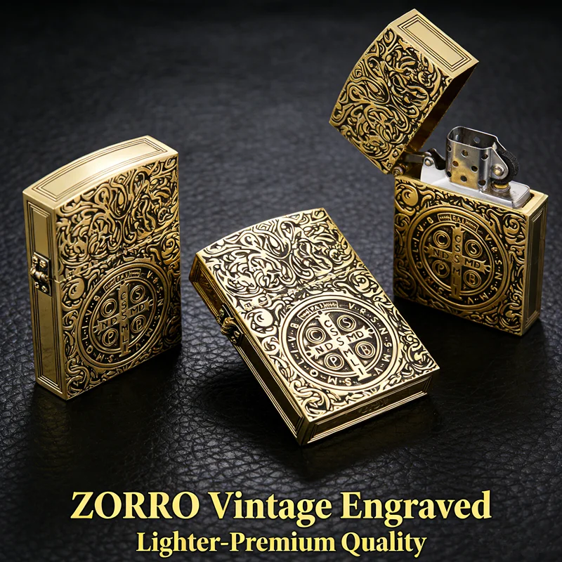 ZORRO Unique Heavy Armored Lighter -1:1 Constantine Ultra Large Metal Design, Limited Edition Personalized Small Tool