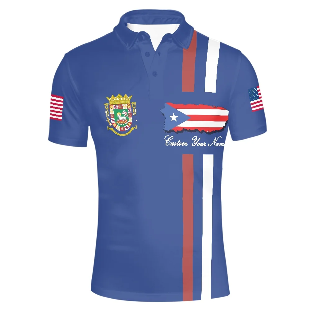 Polynesia Flag printing Men's Shirt Oversized Men Short Sleeve Tops Breathable Summer Tunic Beach Shirts For Mens Polo T Shirts