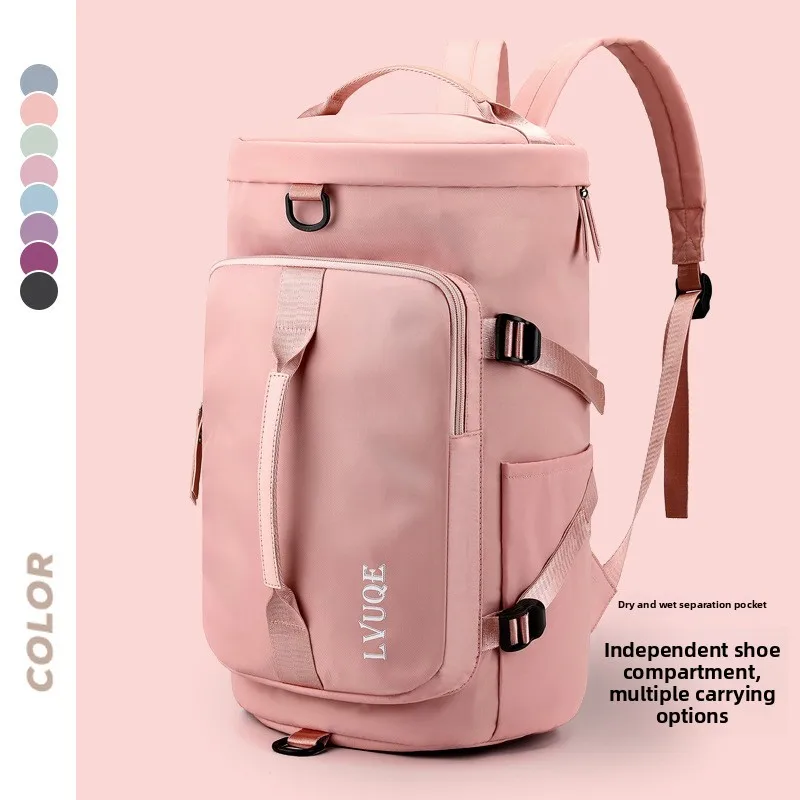 

Новая женская водонепроницаемая спортивная сумка для плавания, дорожная походная сумка, повседневная дорожная сумка для путешествий, сумка через плечо с двойным плечом...