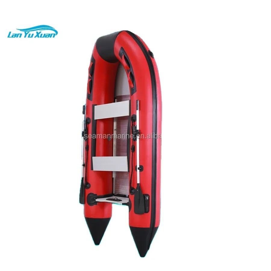 Seawalker قارب مطاطي قابل للنفخ BOAT 3. مع أنبوب هواء عالي الضغط PVC 0.9 مم أرضية من الألومنيوم لتجديف الصيد CE