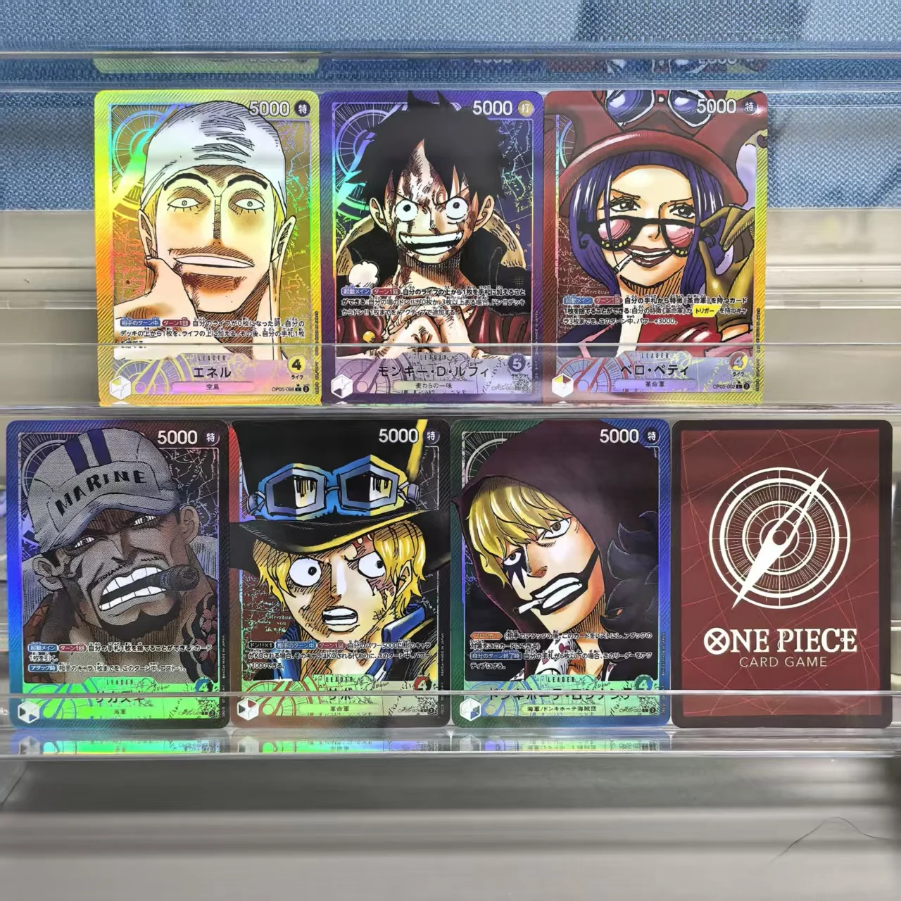 

6Pcs One Piece Japanese Anime Collection Card OPCG Monkey D. Luffy Belo Betty Sakazukl Donquixote Rosinante Enel Sabo Game Cards