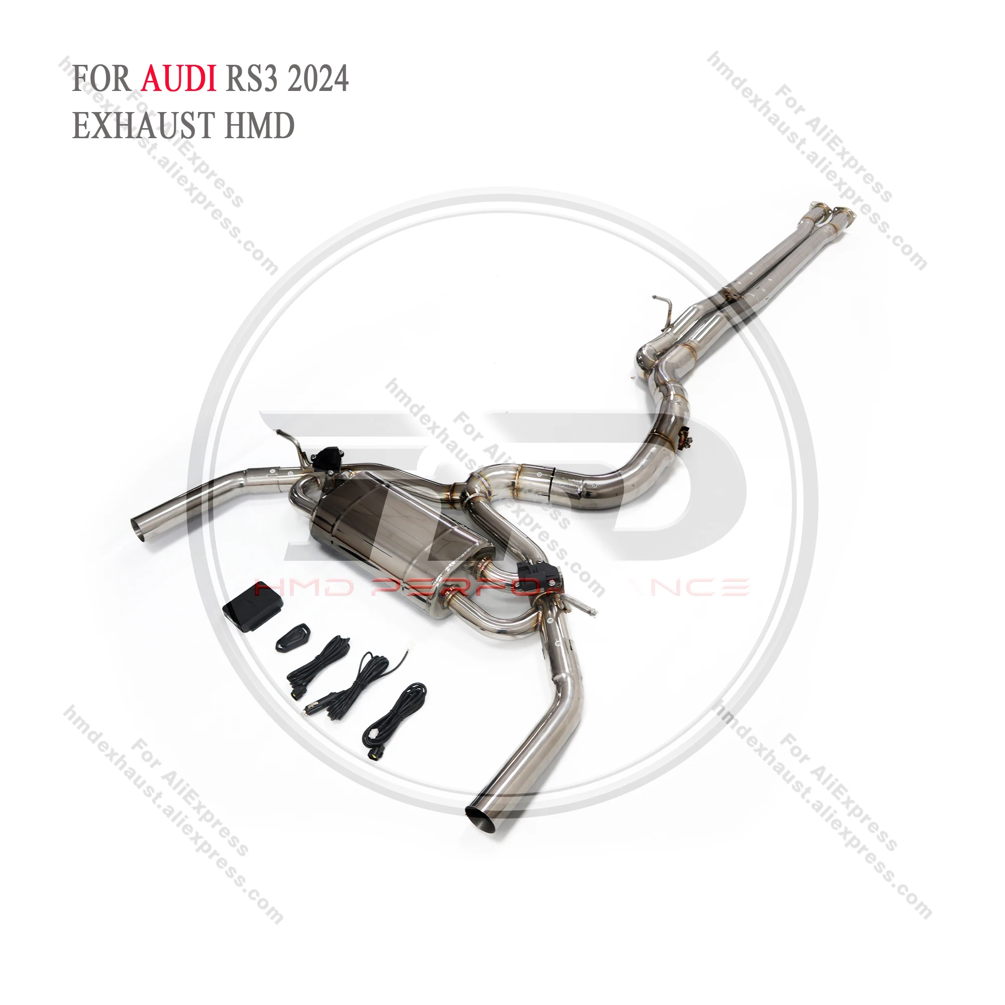 

HMD Performance-Certified Stainless Valve Catback for 2024 Audi RS3