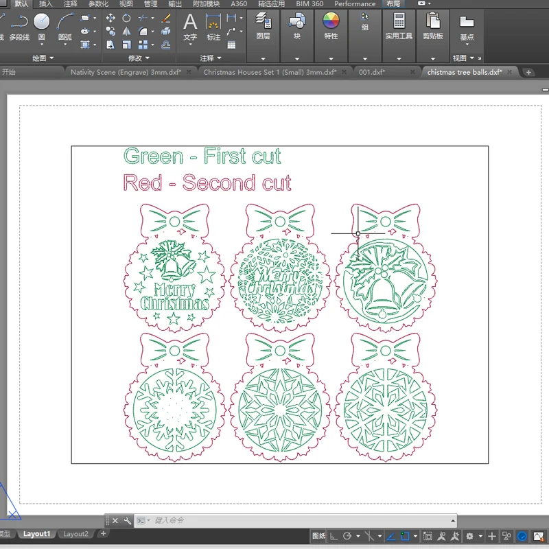 Imagem -04 - Brinquedos de Árvore de Natal Corte a Laser 2d Design Vetorial Cdr ai Svg Dxf Arquivos de Formato para Projetos Cricut Produtos Digitais Download Não p 6