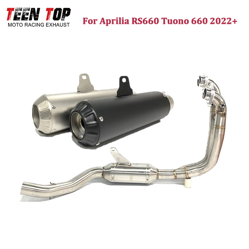 RS660 Exhaust Pipe For Aprilia RS660 Tuono660 Exhaust System Tuono 660 Exhaust Header 340mm Exhaust Muffler 51mm Escape Moto