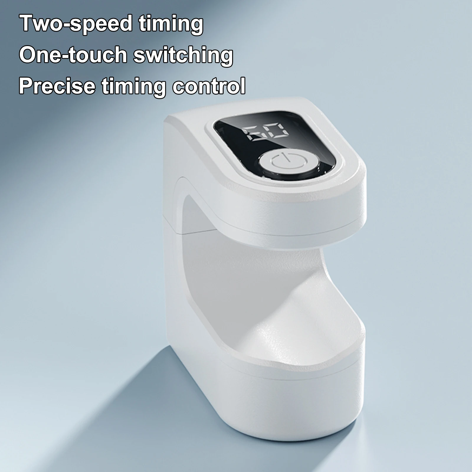 LIMEGIRL Czarno-Biała Mini Lampa LED do Paznokci Maszyna do Manicure do Utwardzania Lakieru Hybrydowego Przenośna Szybkoschnąca Suszarka do Paznokci z Inteligentnym Czujnikiem