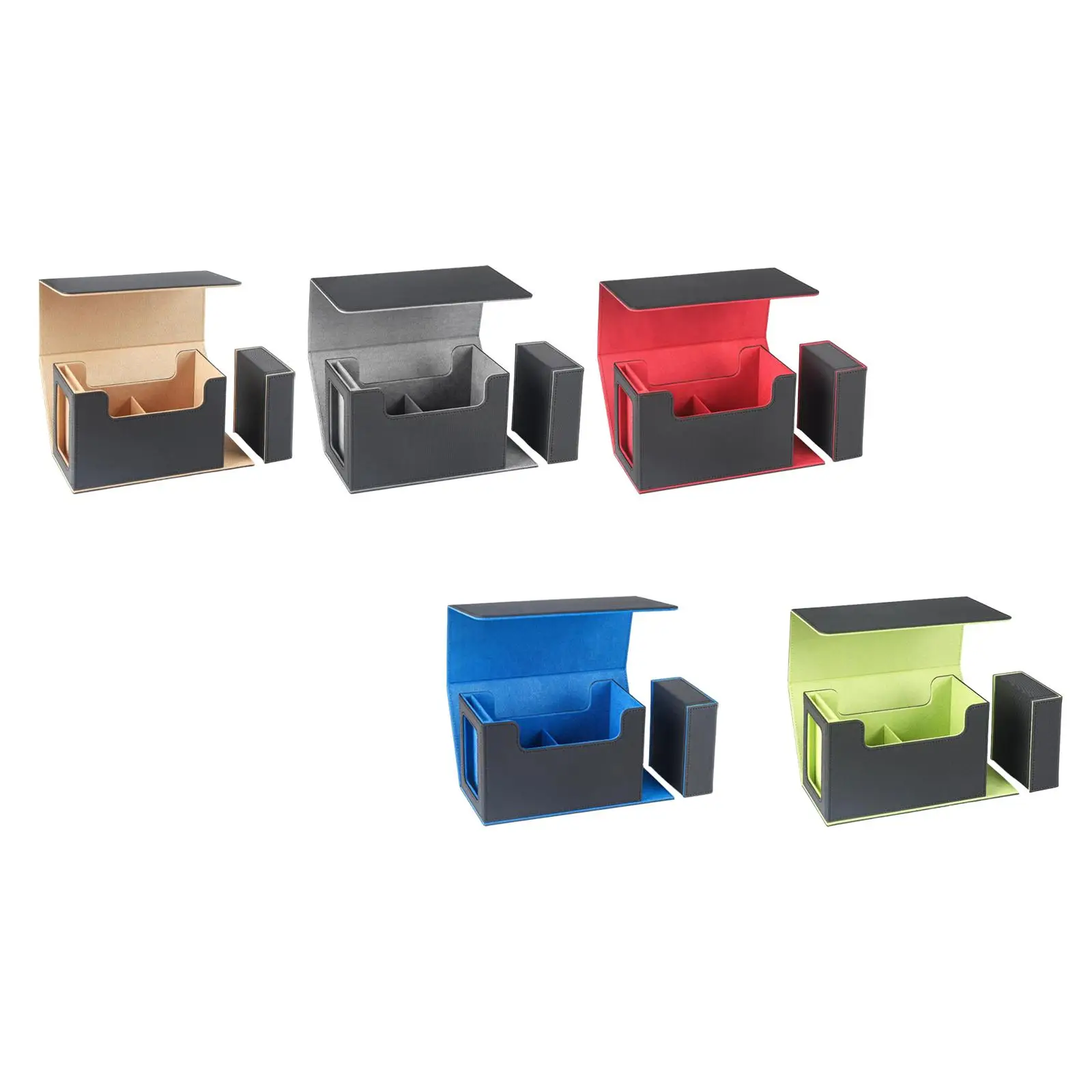 Card Storage Box for Trading Cards Foldable Card Storage Organizer Card