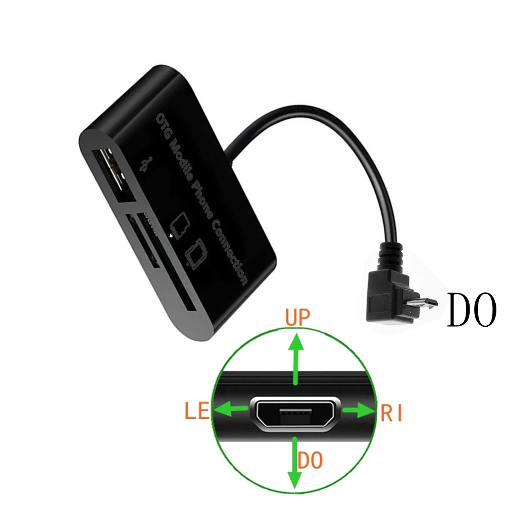 

Micro usb Card Reader SD Adapter Cable SD,Micro SD TF Connection Smart Memory Card Reader for Micro usb port