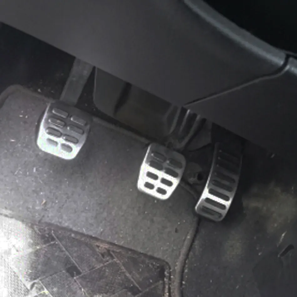 Jameo Auto Car Fuel Brake Clutch Pedals Pedal Cover for Volkswagen VW Polo Bora Lavida Jetta MK4 Golf MK4 for Skoda Fabia Parts