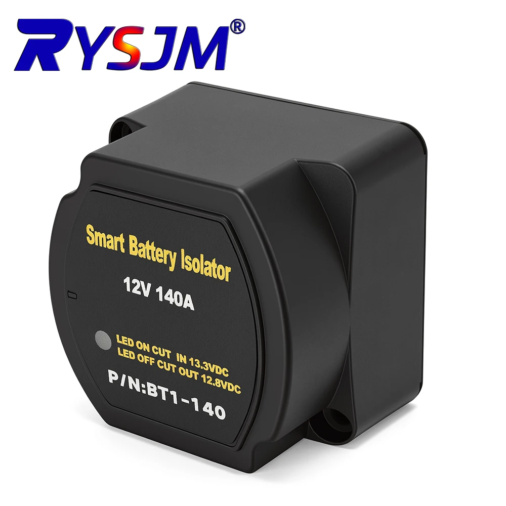Voltage Sensitive Split Charge 12V 140A Relay VSR ​for Camper Car Smart Battery Isolator Car Accessories Charge 2 Battery Bank