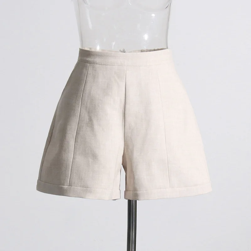 VIBE Set Kasual Fashion Blazer Baru Musim Panas 2025 + Rompi Ramping + Set Celana Pendek 5udt1c