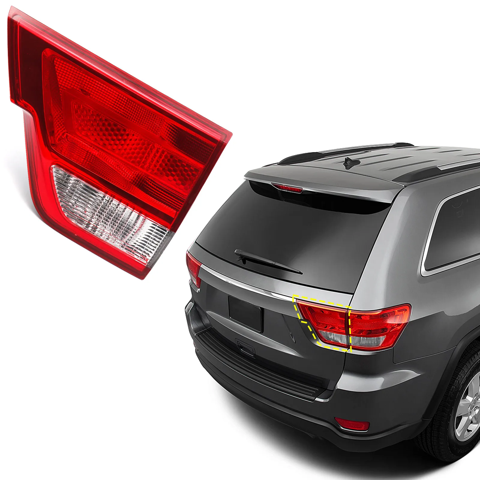 

Auto Car Part Inner Taillight Rear lights Tail lamp Light fit For Jeep Grand Cherokee 2011 2012 2013 57010274AF 57010275AF