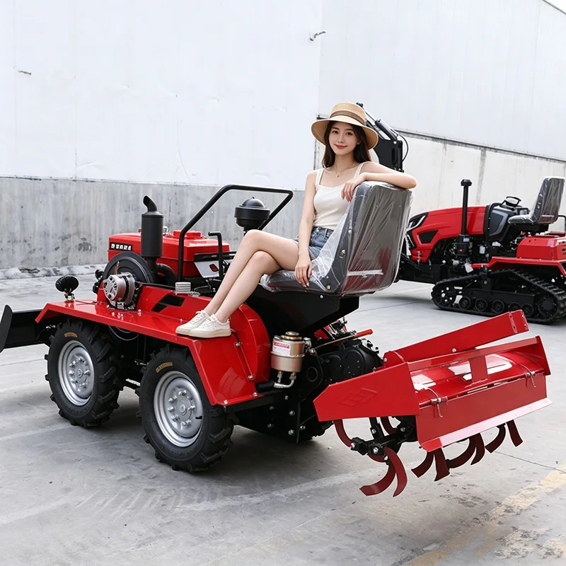 

Customized Rotary Tiller Long Service Life Four Wheel Tractor, Rotary Tiller, Wheel Micro Tiller & Small Cultivator