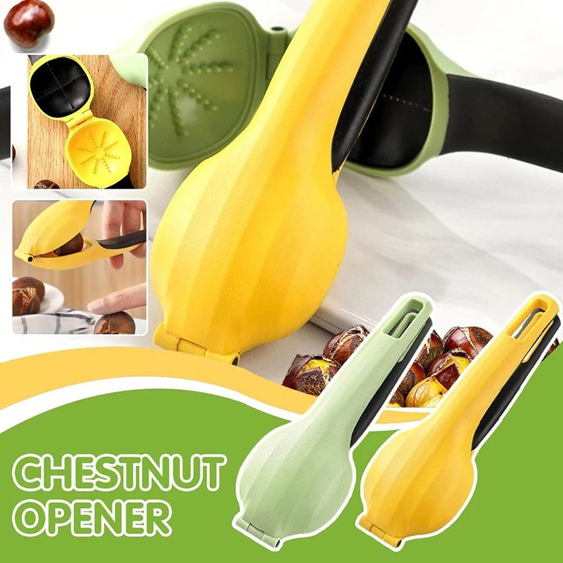 Chestnut Opening Machine Chestnut Clip Nutcracker Opener Nuts Peeler Shelling Walnut Cracker Sheller Walnut Pliers