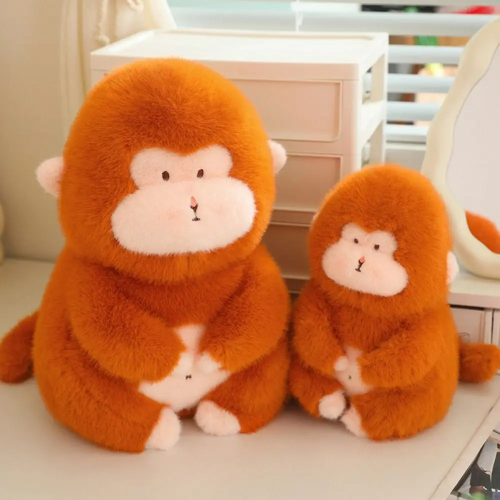 

Animal Monkey Simulation Monkey Doll Golden Soft Fluffly Hair Monkey Plush Toy 22/32cm Plush Gorilla Golden Monkeys Dolls Baby