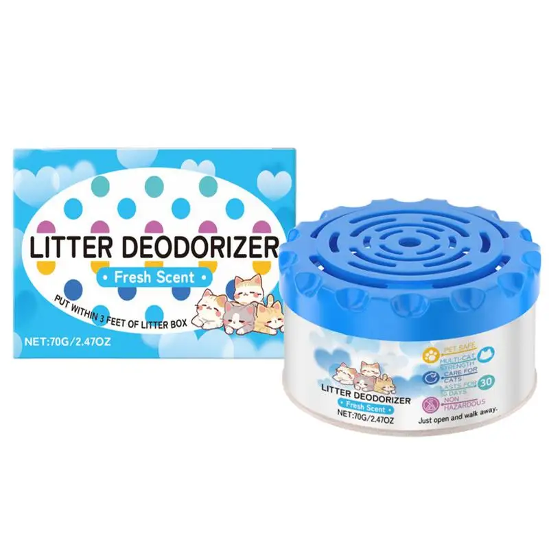 Cat Litter Deodorizer Litter Freshener Litterbox Deodorizer Cat Litter Scent Deodorizer Smell Eliminator Odor Absorber Gel