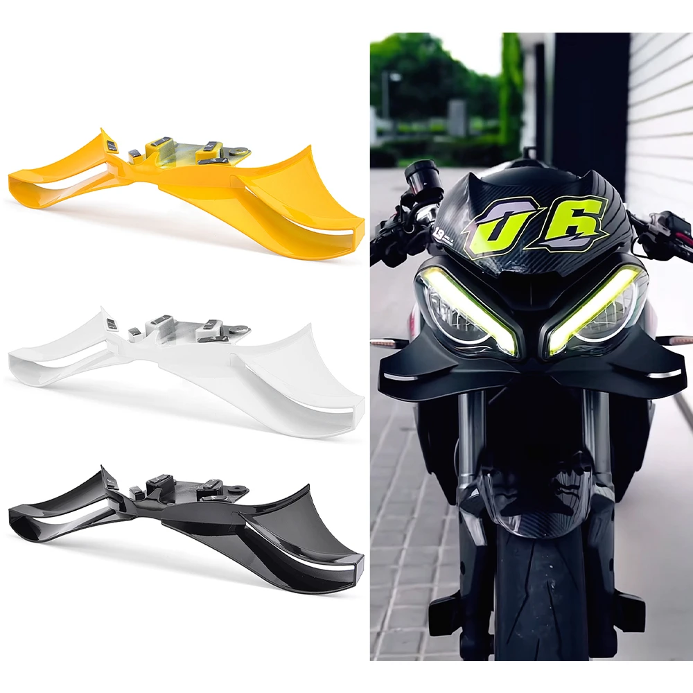 

Для Triumph Street Triple 765 R/RS крышка ветрового крыла конус аэродинамический обтекатель крылышки для 765R 765RS 2023-2025 передняя губа