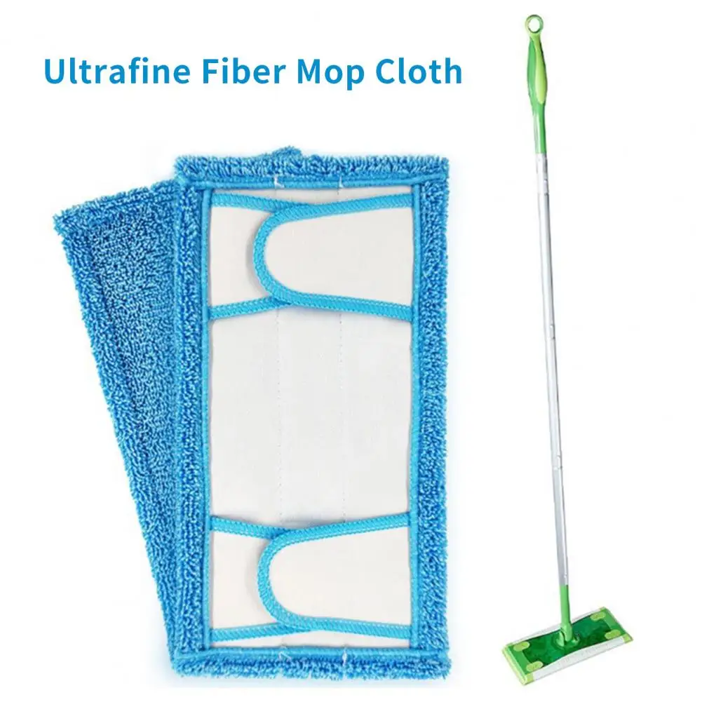 

Mop Cloth Replaceable Wet/Dry Use Water Absorption Soil Grasping Ability Detachable Wide Compatibility Pad For Swiffer Sweeper