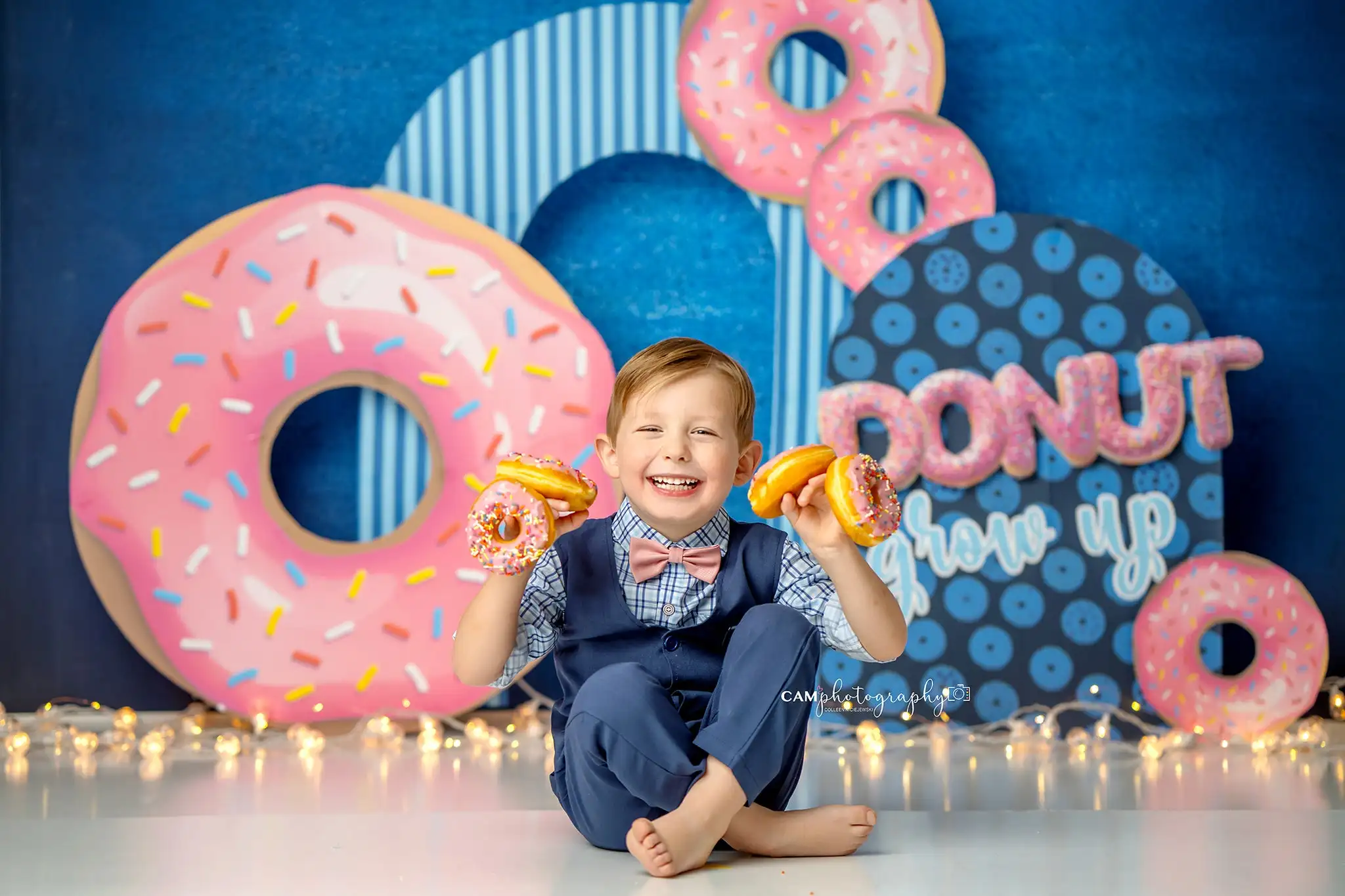Girls and Boys Birthday Party Backdrop Florals and Balloons Cake Smash Themed Backgrounds Kids Baby Photo Backgrounds