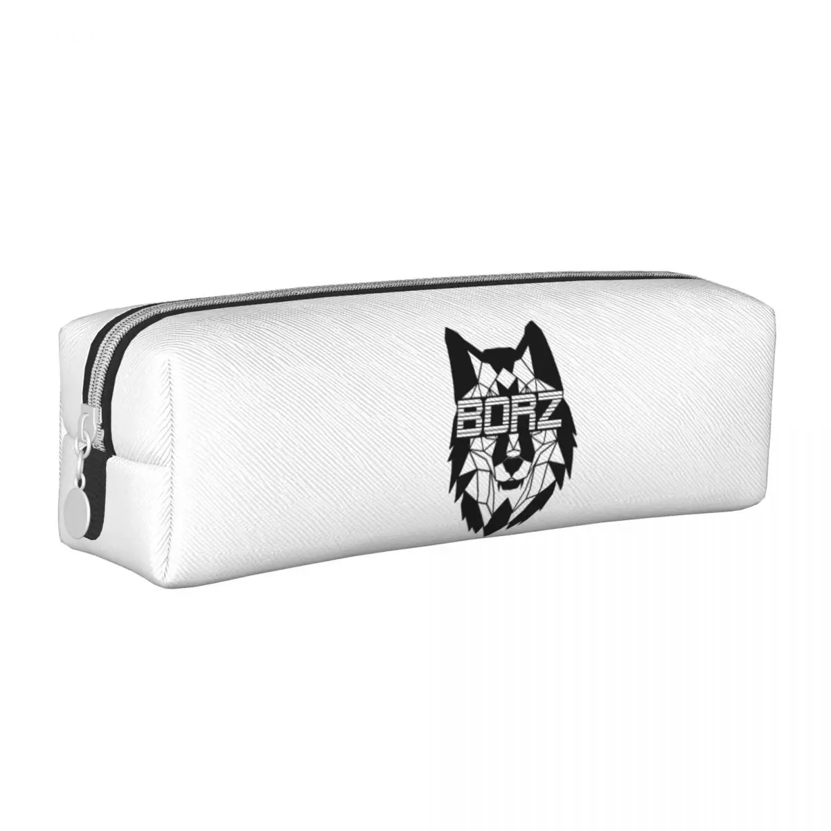 Chechen Borz Wolf Pencil Case Creative Coat of Arms Pen Bags Girls Boys Big Capacity School Supplies Gift Pencilcases