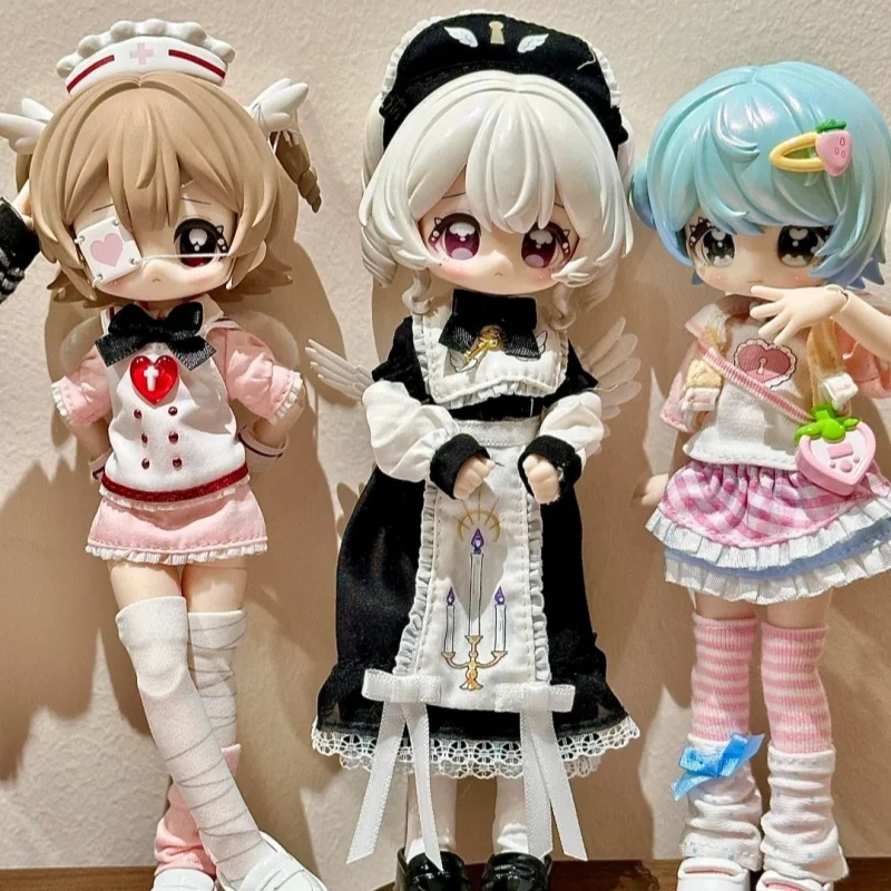 정품 재고 있음 언빌드 도어 리틀 키 아트북 시리즈 1/12 BJD MJD 블라인드 박스 애니메이션 피규어 관절 장식 인형