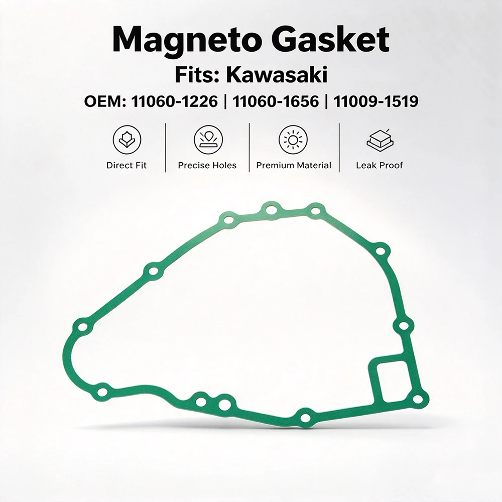 Generator Cover Gasket For Kawasaki KLF300 Bayou KVF300 Prairie KEF300 Lacota 2WD 4WD OEM:11060-1226 11060-1656 11009-1519