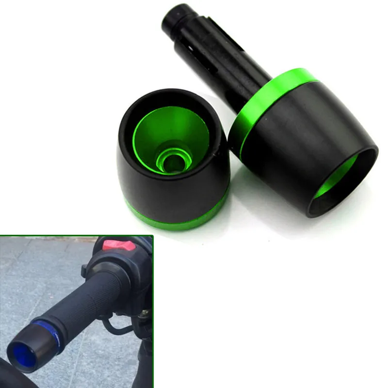 

Motorcycle Handle Bar Ends Plug Grips Handlebar Plug Caps Slider Fit For NINJA 650 650R Z1000 ER6N ER6F ZX14R