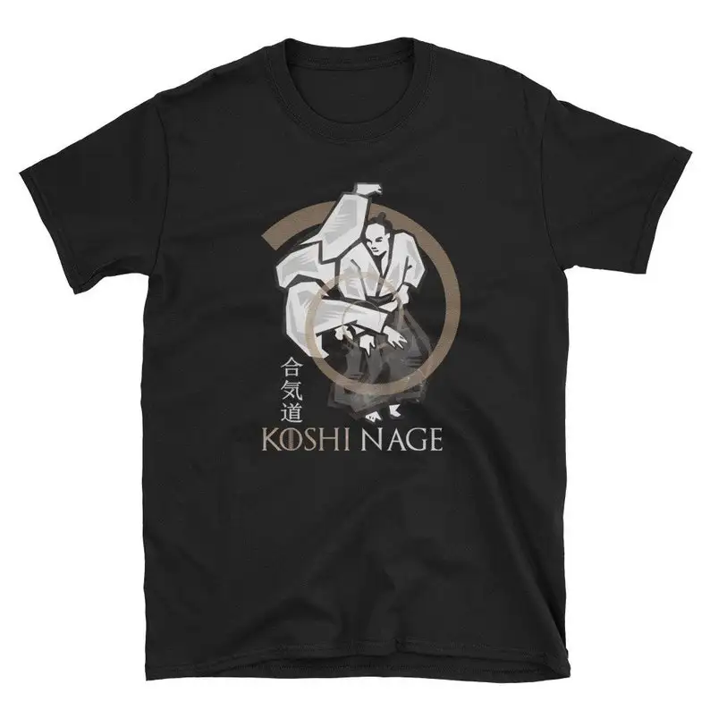 

Aikido Koshi Nage T-Shirt Martial Arts Ai Ki Do Aikidoka Gift