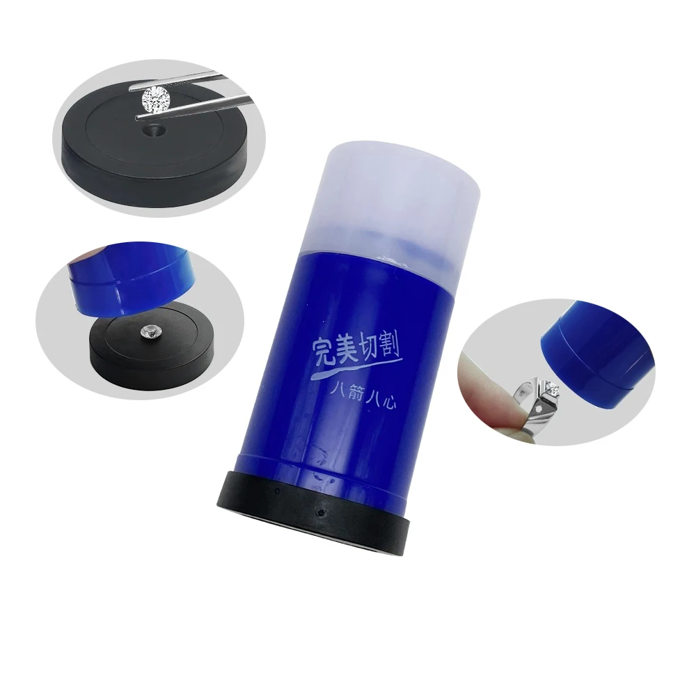 10X الماس نقش المكبر 8 قلوب 8 السهام الأحجار الكريمة قطع العدسة عالية الدقة عارض المجوهرات أدوات اختبار المجوهرات #2